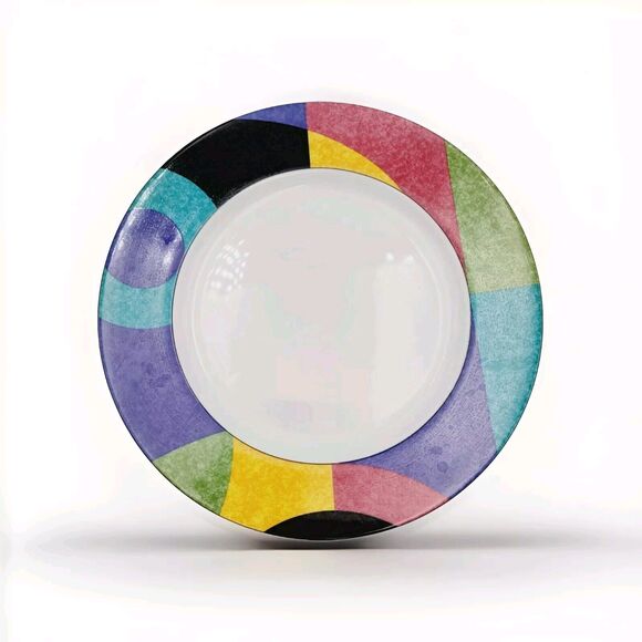Mikasa California Currents Round Serving Plate Platter M5101 12" Round - Picture 1 of 9